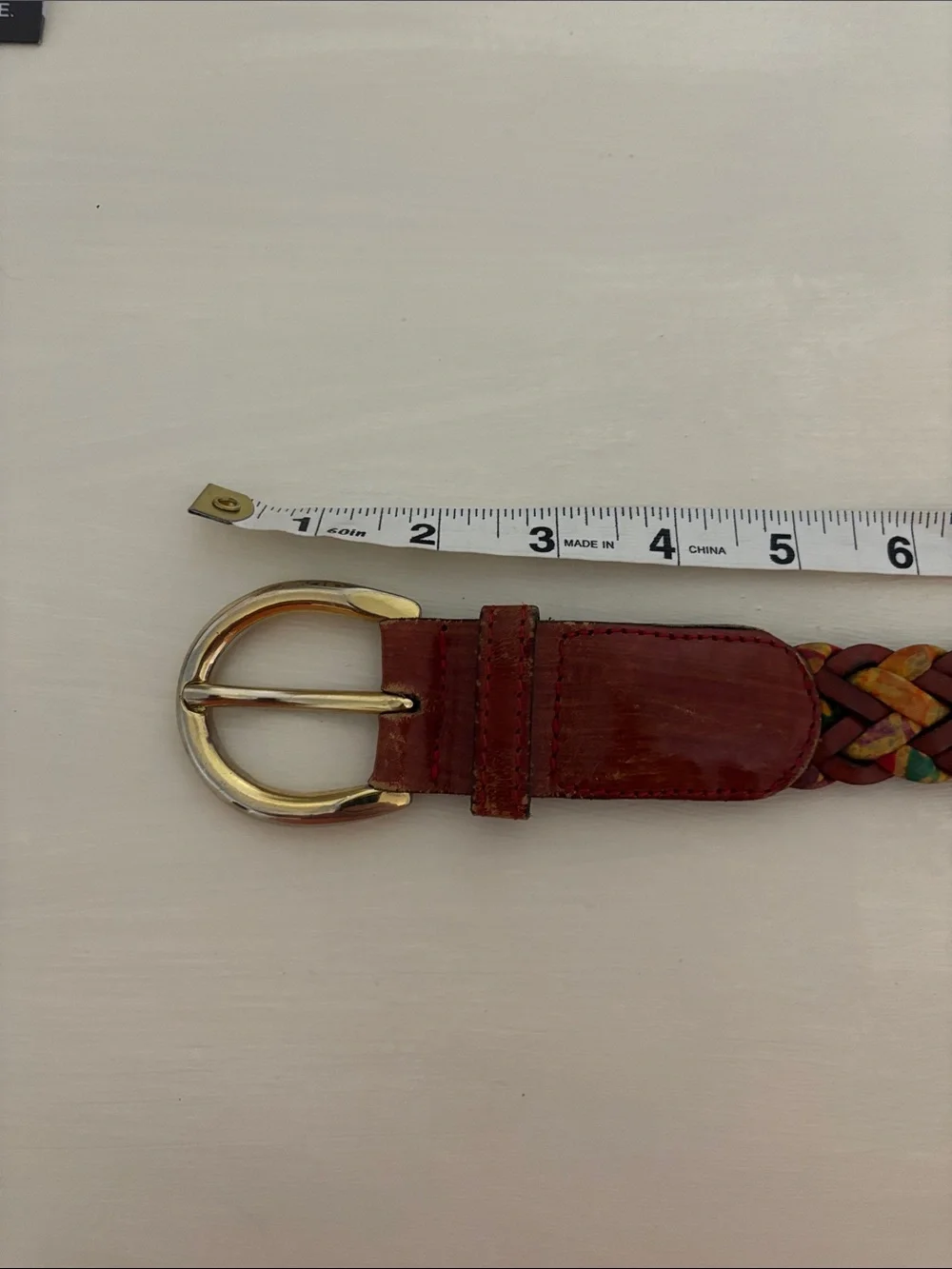 Vintage Escada Belt 38 Braided Made in Italy